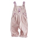 Pantaloni rosa da donna con bretelle 2