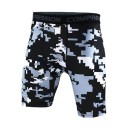 Pantaloni scurți de compresie pentru bărbați cu model armat 1