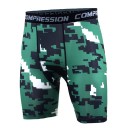 Pantaloni scurți de compresie pentru bărbați cu model armat 8