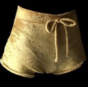 Pantaloni scurți de damă din catifea cu talie înaltă J3228 5