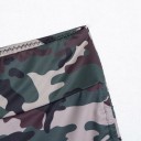 Pantaloni scurți de femei cu model de camuflaj 7