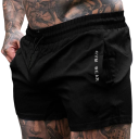 Pantaloni scurți de fitness pentru bărbați, de vară, subțiri, sport, pantaloni scurți respirabili, cu cordon, casual, croială lejeră 1