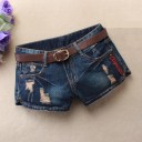 Pantaloni scurți din denim Evelina pentru femei 11