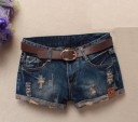 Pantaloni scurți din denim Evelina pentru femei 10