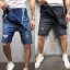 Pantaloni scurți din denim pentru bărbați F1454 1