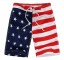 Pantaloni scurți pentru băieți cu steagul SUA J1330 1