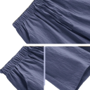 Pantaloni scurți pentru femei cu șnur Croi liber Cu buzunare Unicolor Material din poliester Material ușor Pantaloni scurți confortabili de vară 3