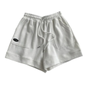 Pantaloni scurți pentru femei cu șnur și buzunare, uni, din poliester, croi ușor și confortabil, pantaloni scurți de vară pentru timpul liber 5