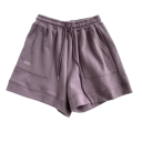 Pantaloni scurți pentru femei cu șnur și buzunare, uni, din poliester, croi ușor și confortabil, pantaloni scurți de vară pentru timpul liber 8