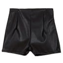 Pantaloni scurți sexy din piele artificială pentru femei 1