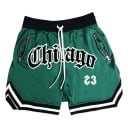 Pantaloni scurți sport cu uscare rapidă pentru bărbați, pantaloni scurți de baschet Chicago, cu buzunare cu fermoar, pantaloni scurți 4