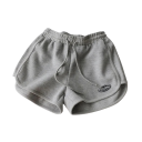Pantaloni scurți sport pentru femei, talie înaltă, pantaloni scurți casual cu talie subțire, pantaloni scurți de vară confortabili pentru sport și timp liber 2