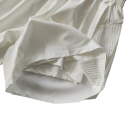 Pantaloni scurți sportivi pentru femei cu talie înaltă, cu șnur, cu buzunare, uni, din poliester, șorturi funcționale ușoare pentru exerciții 4