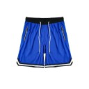 Pantaloni sportivi da uomo in rete per basket Asciugatura rapida Traspiranti con tasche con zip e cordino in vita 5