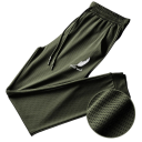 Pantaloni ușori pentru bărbați, cu uscare rapidă, pantaloni sport respirabili pentru drumeții și alergare, cu șnur de strângere, croială lejeră și confortabilă 4