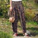 Pantaloni vintage da donna con motivo 7