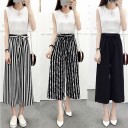 Pantalons 3/4 pour femmes avec nœud 1