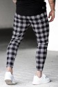 Pantalons à carreaux pour hommes F1415 1