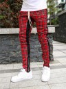 Pantalons à carreaux pour hommes F1422 2
