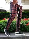 Pantalons à carreaux pour hommes F1422 5