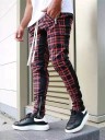 Pantalons à carreaux pour hommes F1422 6