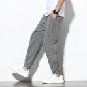 Pantalons à carreaux pour hommes F1483 4