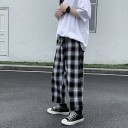 Pantalons à carreaux pour hommes F1722 1