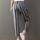 Pantalons amples rayés pour femmes 3