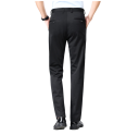Pantalons de costume élégants pour hommes avec poches Pantalons formels unis Différentes couleurs Coupe confortable Polyester Spandex 2