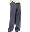 Pantalons de costume pour hommes avec poches Unis Couleur Élégant coupe droite Pantalons confortables et durables pour hommes au travail, au bureau ou lors d'événements formels 5
