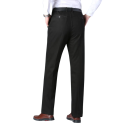 Pantalons de costume pour hommes avec poches Unis Couleur Élégant coupe droite Pantalons stylés et confortables pour hommes au travail, au bureau ou lors d'événements festifs 4