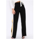 Pantalons de jogging pour femmes à rayures A393 2