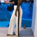 Pantalons de jogging pour femmes à rayures A393 3
