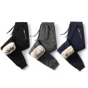 Pantalons de jogging pour hommes avec fourrure 3