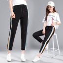 Pantalons de survêtement pour femmes avec bande colorée 1