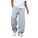 Pantalons de survêtement pour hommes unis avec cordon de serrage et poches en coton Confortables et stylés pour un usage quotidien et les loisirs 6