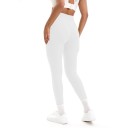 Pantalons de yoga élastiques sans couture pour femmes avec taille haute Leggings de fitness pour le sport Vêtements d'entraînement 2