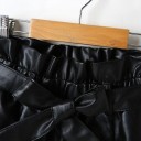 Pantalons en cuir pour filles T2455 2