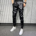Pantalons en cuir pour hommes F1438 1