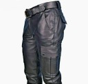 Pantalons en cuir pour hommes F1564 4