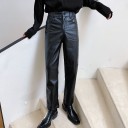 Pantalons en cuir pour hommes F1686 2