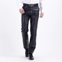 Pantalons en cuir pour hommes 2