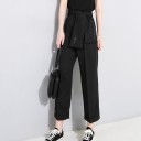 Pantalons femmes avec ceinture décorative 1