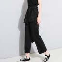 Pantalons femmes avec ceinture décorative 2