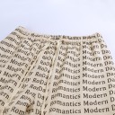 Pantalons jogger pour femmes avec inscriptions A367 5