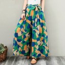 Pantalons larges pour femmes avec motif A369 2