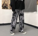Pantalons noirs à motif pour femmes 2