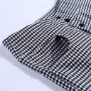 Pantalons pour femmes à taille haute à carreaux 4