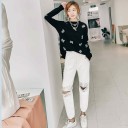 Pantalons pour femmes avec des trous 2