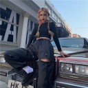 Pantalons pour femmes avec des zips 2